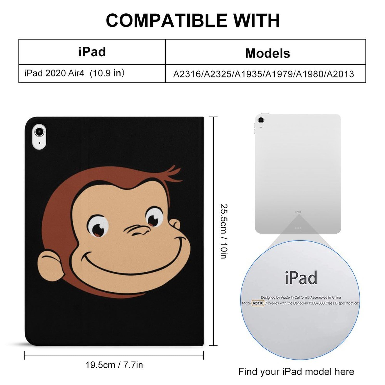 Amazon.co.jp: おさるのジョージ iPad Air5 /Air4 ケース 第5 Amazon.co.jp: おさるのジョージ iPad Air5 /Air4 ケース 第5